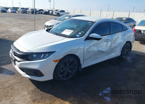2020 Honda Civic Sport from USA, damaged, VIN 19XFC2F82LE017338